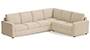 Apollo Sofa Set (Pearl, Fabric Sofa Material, Compact Sofa Size, Soft Cushion Type, Corner Sofa Type, Corner Master Sofa Component) by Urban Ladder