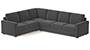 Apollo Sofa Set (Steel, Fabric Sofa Material, Compact Sofa Size, Firm Cushion Type, Corner Sofa Type, Corner Master Sofa Component) by Urban Ladder