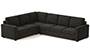 Apollo Sofa Set (Fabric Sofa Material, Regular Sofa Size, Soft Cushion Type, Corner Sofa Type, Corner Master Sofa Component, Graphite Grey, Regular Back Type, Regular Back Height) by Urban Ladder - - 200921