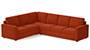 Apollo Sofa Set (Lava, Fabric Sofa Material, Regular Sofa Size, Soft Cushion Type, Corner Sofa Type, Corner Master Sofa Component, Regular Back Type, Regular Back Height) by Urban Ladder - - 200929