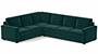 Apollo Sofa Set (Fabric Sofa Material, Regular Sofa Size, Malibu, Soft Cushion Type, Corner Sofa Type, Corner Master Sofa Component) by Urban Ladder
