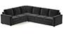 Apollo Sofa Set (Fabric Sofa Material, Regular Sofa Size, Soft Cushion Type, Corner Sofa Type, Corner Master Sofa Component, Pebble Grey, Regular Back Type, Regular Back Height) by Urban Ladder - - 200953