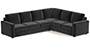 Apollo Sofa Set (Fabric Sofa Material, Regular Sofa Size, Soft Cushion Type, Corner Sofa Type, Corner Master Sofa Component, Pebble Grey, Regular Back Type, Regular Back Height) by Urban Ladder - - 200954