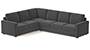Apollo Sofa Set (Steel, Fabric Sofa Material, Regular Sofa Size, Soft Cushion Type, Corner Sofa Type, Corner Master Sofa Component) by Urban Ladder