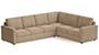 Apollo Sofa Set (Fabric Sofa Material, Regular Sofa Size, Soft Cushion Type, Corner Sofa Type, Corner Master Sofa Component, Sandshell Beige, Regular Back Type, Regular Back Height) by Urban Ladder - - 200978