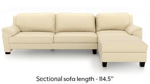 Farina Half Leather Sectional Sofa Design