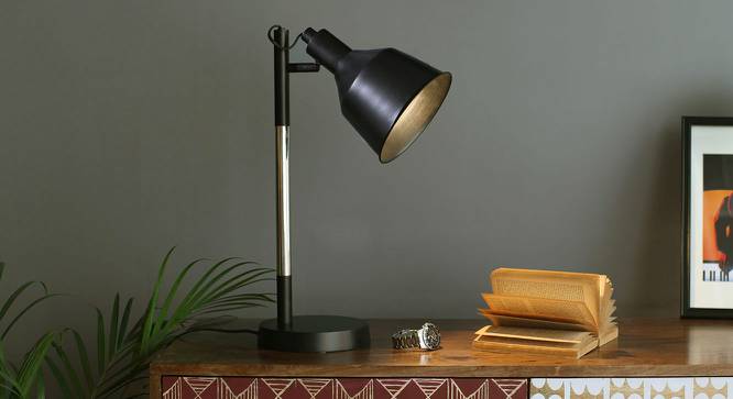 Cancun Study Lamp (Black Shade Finish) by Urban Ladder - Design 1 Full View - 203340