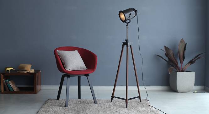 Barbara Floor Lamp (Black Base Finish) by Urban Ladder - Design 1 Full View - 203820