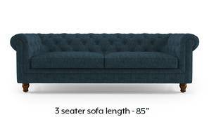 Winchester Fabric Sofa (Indigo Blue)