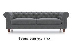 Winchester Fabric Sofa (Smoke Grey)