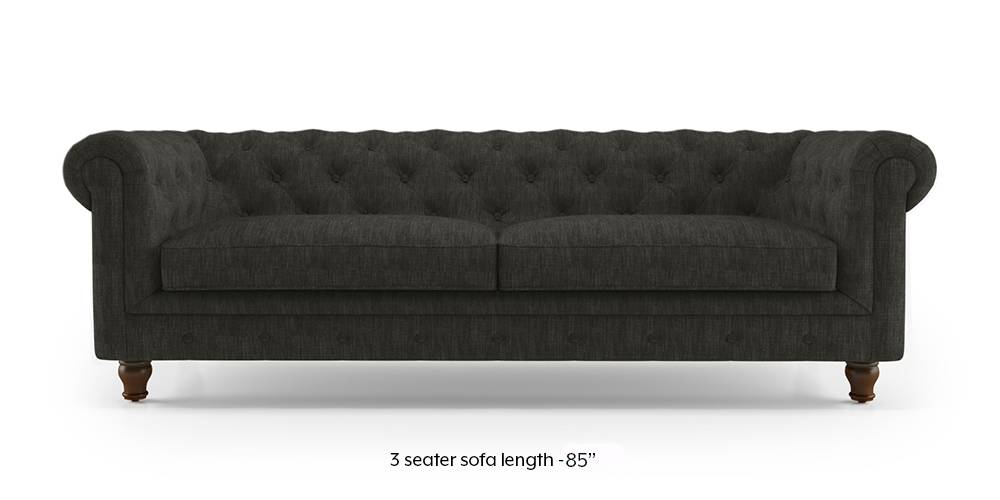 Winchester Fabric Sofa (Graphite Grey) (1-seater Custom Set - Sofas, None Standard Set - Sofas, Fabric Sofa Material, Regular Sofa Size, Regular Sofa Type, Graphite) by Urban Ladder - - 208849