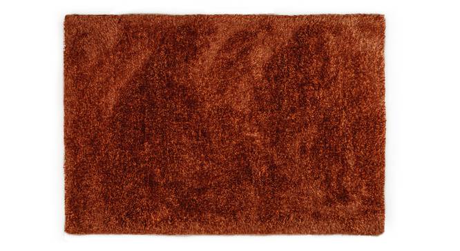 Linton Shaggy Rug (Rust, 91 x 152 cm  (36" x 60") Carpet Size) by Urban Ladder - Design 1 Half View - 209145