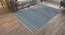 Rivoli Dhurrie (Blue, 91 x 152 cm  (36" x 60") Carpet Size) by Urban Ladder - Design 1 Full View - 210049