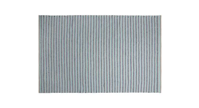 Kelpie Dhurrie (Blue, 91 x 152 cm  (36" x 60") Carpet Size) by Urban Ladder - Design 1 Half View - 210138