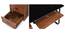 Eddings Study Table (Golden Oak Finish, With Keyboard Tray Configuration) by Urban Ladder - Design 1 Dimension - 210232