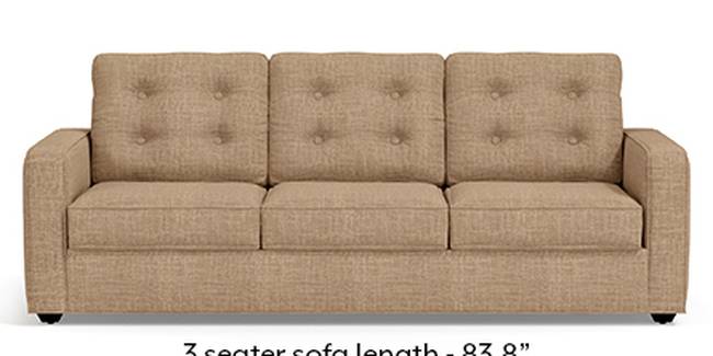Apollo Sofa Set (Fabric Sofa Material, Regular Sofa Size, Soft Cushion Type, Regular Sofa Type, Master Sofa Component, Sandshell Beige, Tufted Back Type, Regular Back Height)