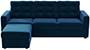 Apollo Sofa Set (Cobalt, Fabric Sofa Material, Compact Sofa Size, Soft Cushion Type, Regular Sofa Type, Master Sofa Component, Tufted Back Type, Regular Back Height) by Urban Ladder - - 211718