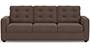 Apollo Sofa Set (Fabric Sofa Material, Compact Sofa Size, Soft Cushion Type, Regular Sofa Type, Individual 3 Seater Sofa Component, Daschund Brown, Tufted Back Type, Regular Back Height) by Urban Ladder