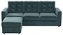 Apollo Sofa Set (Fabric Sofa Material, Compact Sofa Size, Malibu, Soft Cushion Type, Regular Sofa Type, Master Sofa Component, Tufted Back Type, Regular Back Height) by Urban Ladder