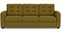 Apollo Sofa Set (Olive Green, Fabric Sofa Material, Compact Sofa Size, Soft Cushion Type, Regular Sofa Type, Individual 3 Seater Sofa Component, Tufted Back Type, Regular Back Height) by Urban Ladder - - 212004