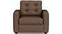 Apollo Sofa Set (Mocha, Fabric Sofa Material, Compact Sofa Size, Firm Cushion Type, Regular Sofa Type, Individual 1 Seater Sofa Component, Tufted Back Type, Regular Back Height) by Urban Ladder
