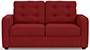 Apollo Sofa Set (Fabric Sofa Material, Compact Sofa Size, Soft Cushion Type, Regular Sofa Type, Individual 2 Seater Sofa Component, Salsa Red, Tufted Back Type, Regular Back Height) by Urban Ladder - - 212063