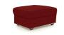 Apollo Sofa Set (Fabric Sofa Material, Compact Sofa Size, Firm Cushion Type, Regular Sofa Type, Ottoman Sofa Component, Salsa Red, Tufted Back Type, Regular Back Height) by Urban Ladder - - 212102
