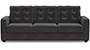 Apollo Sofa Set (Smoke, Fabric Sofa Material, Compact Sofa Size, Soft Cushion Type, Regular Sofa Type, Individual 3 Seater Sofa Component, Tufted Back Type, Regular Back Height) by Urban Ladder - - 212144