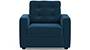 Apollo Sofa Set (Cobalt, Fabric Sofa Material, Regular Sofa Size, Soft Cushion Type, Regular Sofa Type, Individual 1 Seater Sofa Component, Tufted Back Type, Regular Back Height) by Urban Ladder - - 212339
