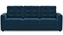 Apollo Sofa Set (Cobalt, Fabric Sofa Material, Regular Sofa Size, Soft Cushion Type, Regular Sofa Type, Individual 3 Seater Sofa Component, Tufted Back Type, Regular Back Height) by Urban Ladder - - 212341