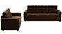 Apollo Sofa Set (Dark Earth, Fabric Sofa Material, Regular Sofa Size, Soft Cushion Type, Regular Sofa Type, Master Sofa Component, Tufted Back Type, Regular Back Height) by Urban Ladder - - 212344