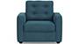 Apollo Sofa Set (Fabric Sofa Material, Regular Sofa Size, Soft Cushion Type, Regular Sofa Type, Individual 1 Seater Sofa Component, Colonial Blue, Tufted Back Type, Regular Back Height) by Urban Ladder - - 212352