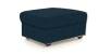 Apollo Sofa Set (Indigo Blue, Fabric Sofa Material, Regular Sofa Size, Soft Cushion Type, Regular Sofa Type, Ottoman Sofa Component, Tufted Back Type, Regular Back Height) by Urban Ladder