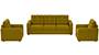 Apollo Sofa Set (Olive Green, Fabric Sofa Material, Regular Sofa Size, Firm Cushion Type, Regular Sofa Type, Master Sofa Component, Tufted Back Type, Regular Back Height) by Urban Ladder - - 212563