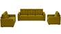 Apollo Sofa Set (Olive Green, Fabric Sofa Material, Regular Sofa Size, Firm Cushion Type, Regular Sofa Type, Master Sofa Component, Tufted Back Type, Regular Back Height) by Urban Ladder - - 212565