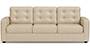 Apollo Sofa Set (Pearl, Fabric Sofa Material, Regular Sofa Size, Soft Cushion Type, Regular Sofa Type, Individual 3 Seater Sofa Component, Tufted Back Type, Regular Back Height) by Urban Ladder