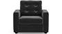 Apollo Sofa Set (Fabric Sofa Material, Regular Sofa Size, Soft Cushion Type, Regular Sofa Type, Individual 1 Seater Sofa Component, Pebble Grey, Tufted Back Type, Regular Back Height) by Urban Ladder - - 212605