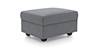 Apollo Sofa Set (Smoke, Fabric Sofa Material, Regular Sofa Size, Soft Cushion Type, Regular Sofa Type, Ottoman Sofa Component, Tufted Back Type, Regular Back Height) by Urban Ladder - - 212678