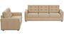 Apollo Sofa Set (Fabric Sofa Material, Regular Sofa Size, Soft Cushion Type, Regular Sofa Type, Master Sofa Component, Sandshell Beige, Tufted Back Type, Regular Back Height) by Urban Ladder - - 212679