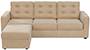 Apollo Sofa Set (Fabric Sofa Material, Regular Sofa Size, Soft Cushion Type, Regular Sofa Type, Master Sofa Component, Sandshell Beige, Tufted Back Type, Regular Back Height) by Urban Ladder - - 212680