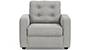 Apollo Sofa Set (Fabric Sofa Material, Regular Sofa Size, Soft Cushion Type, Regular Sofa Type, Individual 1 Seater Sofa Component, Vapour Grey, Tufted Back Type, Regular Back Height) by Urban Ladder - - 212725
