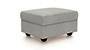 Apollo Sofa Set (Fabric Sofa Material, Regular Sofa Size, Soft Cushion Type, Regular Sofa Type, Ottoman Sofa Component, Vapour Grey, Tufted Back Type, Regular Back Height) by Urban Ladder - - 212728
