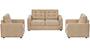 Apollo Sofa Set (Fabric Sofa Material, Regular Sofa Size, Soft Cushion Type, Regular Sofa Type, Master Sofa Component, Sandshell Beige, Tufted Back Type, Regular Back Height) by Urban Ladder - - 212729