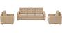 Apollo Sofa Set (Fabric Sofa Material, Regular Sofa Size, Soft Cushion Type, Regular Sofa Type, Master Sofa Component, Sandshell Beige, Tufted Back Type, Regular Back Height) by Urban Ladder - - 212730