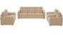 Apollo Sofa Set (Fabric Sofa Material, Regular Sofa Size, Soft Cushion Type, Regular Sofa Type, Master Sofa Component, Sandshell Beige, Tufted Back Type, Regular Back Height) by Urban Ladder - - 212732