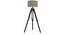 Hubble Tripod Floor Lamp (Black Base Finish, Cylindrical Shade Shape, Natural Shade Color) by Urban Ladder - - 21342