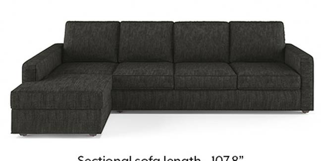 Apollo Sofa Set (Fabric Sofa Material, Regular Sofa Size, Soft Cushion Type, Sectional Sofa Type, Sectional Master Sofa Component, Graphite Grey, Regular Back Type, Regular Back Height)