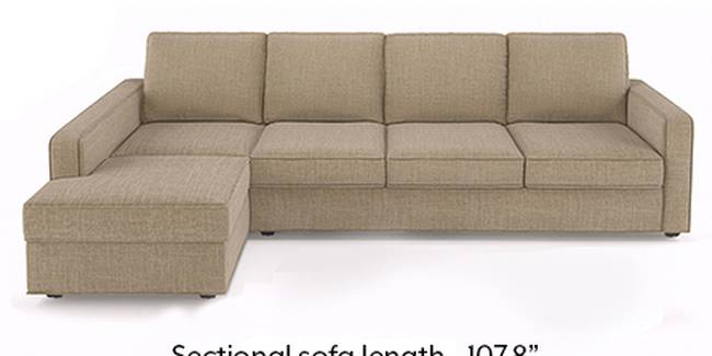 Apollo Sofa Set (Fabric Sofa Material, Regular Sofa Size, Soft Cushion Type, Sectional Sofa Type, Sectional Master Sofa Component, Sandshell Beige, Regular Back Type, Regular Back Height)