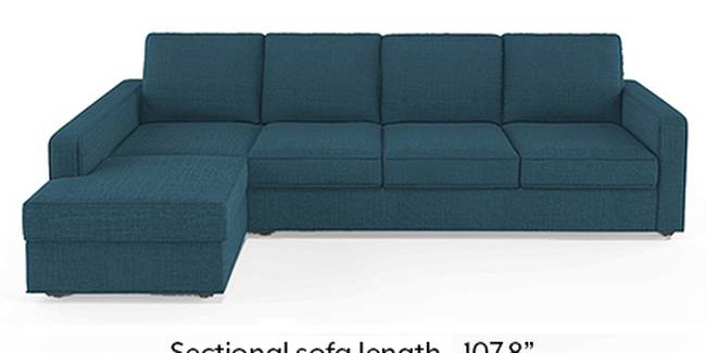 Apollo Sofa Set (Fabric Sofa Material, Regular Sofa Size, Soft Cushion Type, Sectional Sofa Type, Sectional Master Sofa Component, Colonial Blue, Regular Back Type, Regular Back Height)