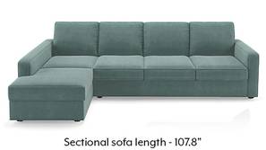 Apollo Sectional Sofa (Dusty Turquoise Velvet)